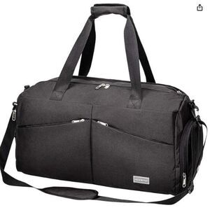 Sports Gym Bag Travel Duffel Weekender Bag, Gray